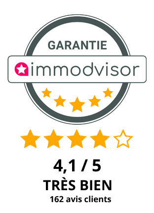 Garantie Immodvisor : 4.1/5 - 162 avis